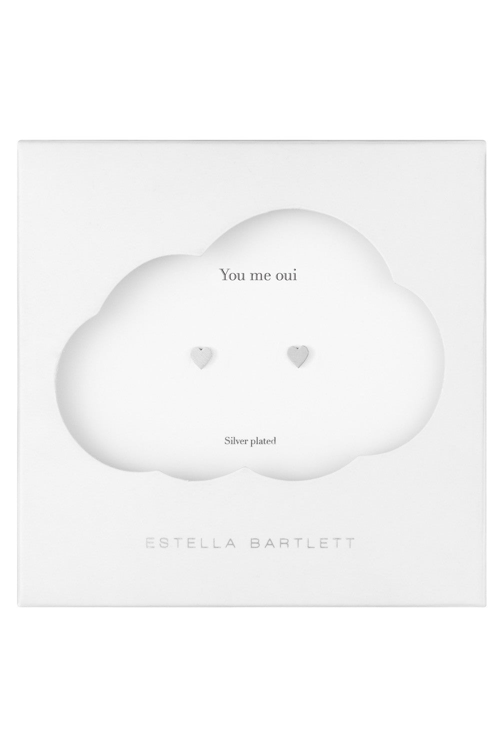 Estella Bartlett Ohrstecker Mini Heart Silber - Detail Image 1