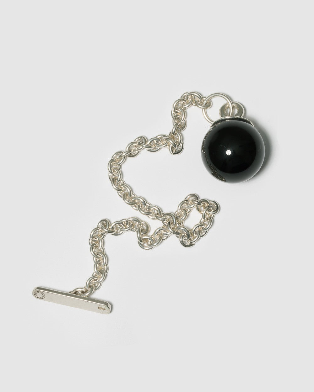 Saskia Diez Schlusselkette Black Onyx 925 Sterling Silber - Detail Image 2