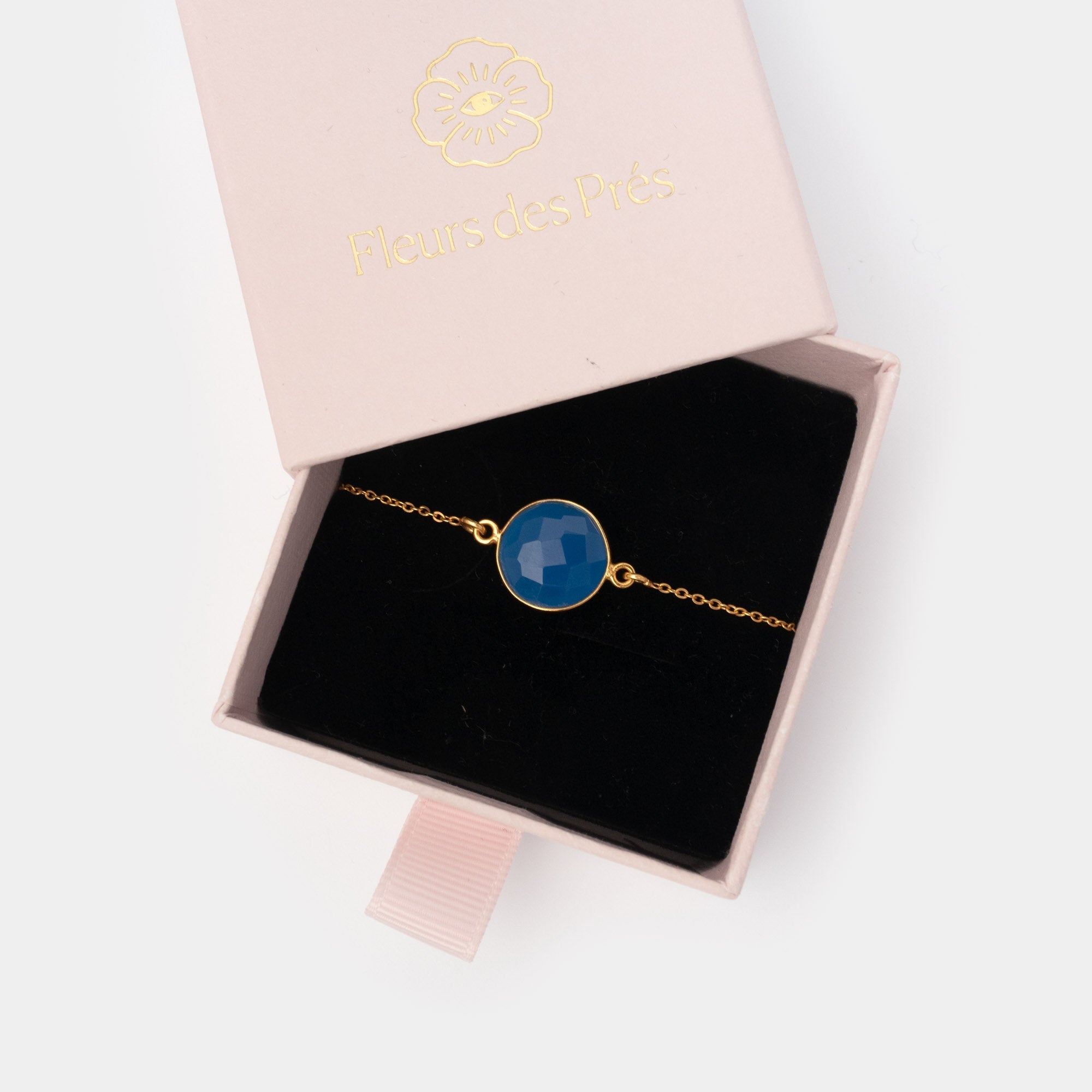 Armband Amélie Blue Chalcedony - Fleurs des Prés