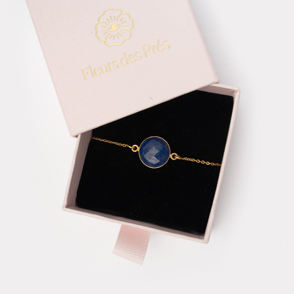 Armband Amélie Lapislazuli - Fleurs des Prés