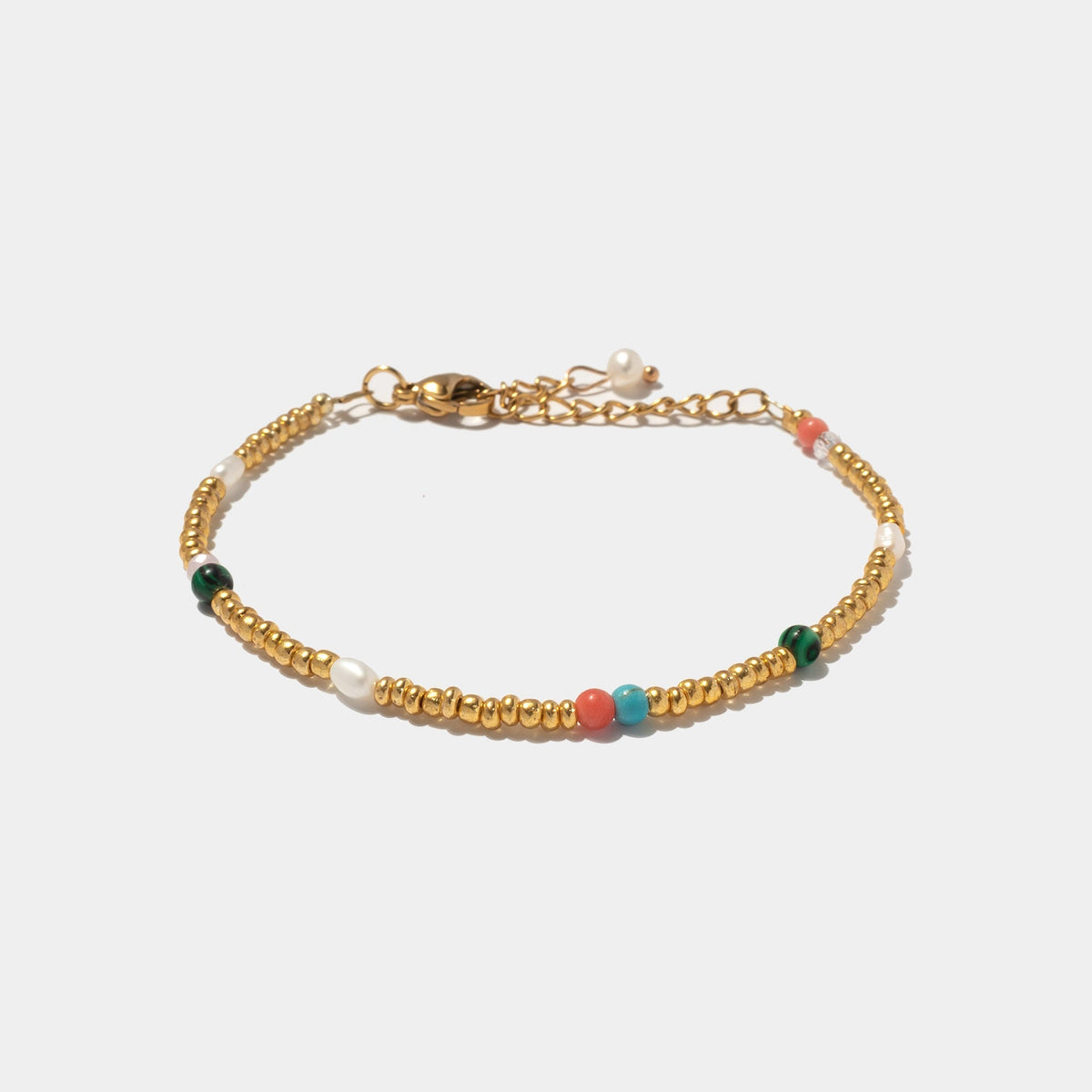 Armband Cirque Gold Orange - Fleurs des Prés