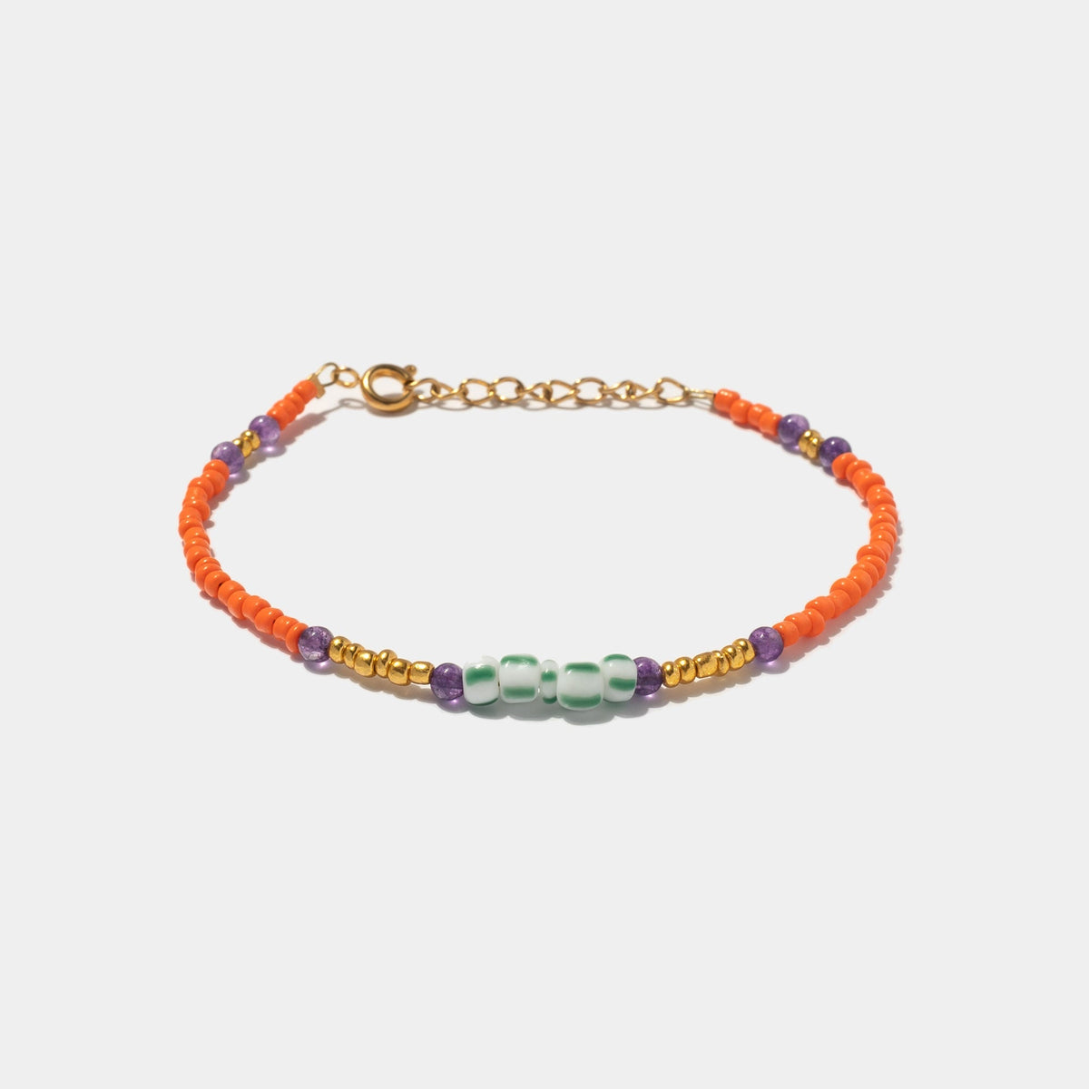Armband Cirque Orange Green - Fleurs des Prés