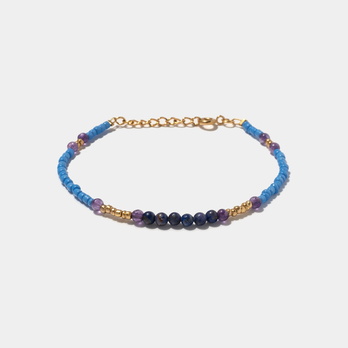 Armband Cirque Violet Blue - Fleurs des Prés
