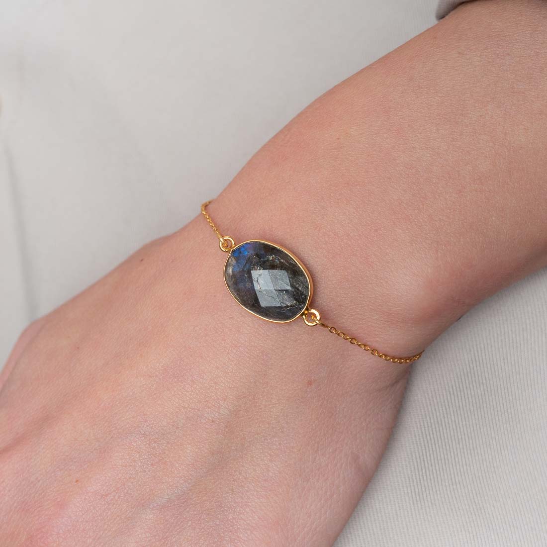 Armband Leonor Labradorite - Fleurs des Prés