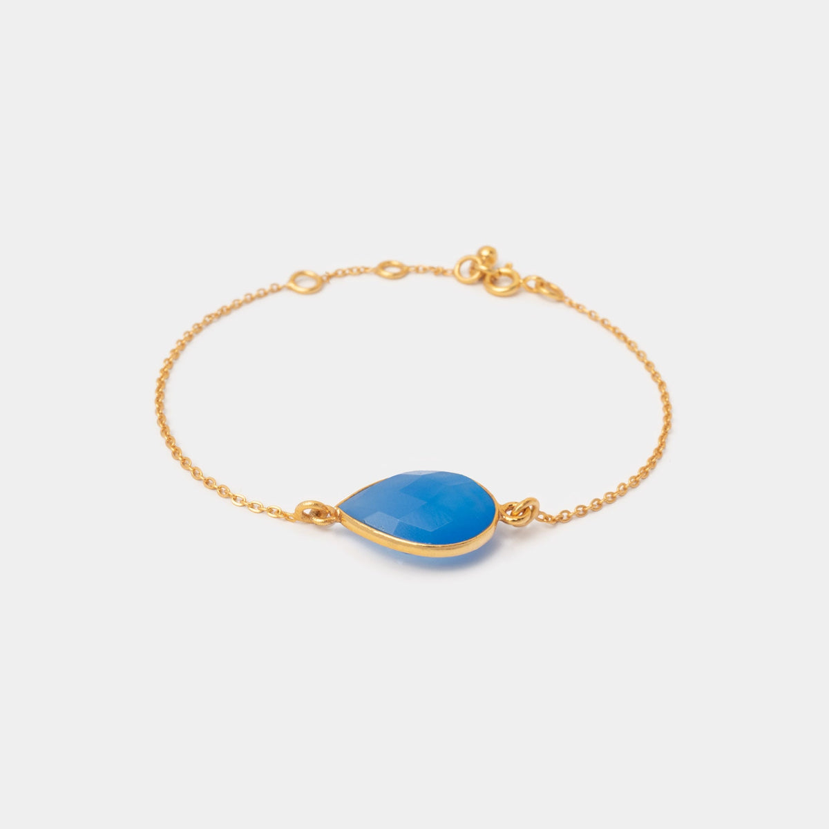 Armband Lola Blue Chalcedony - Fleurs des Prés