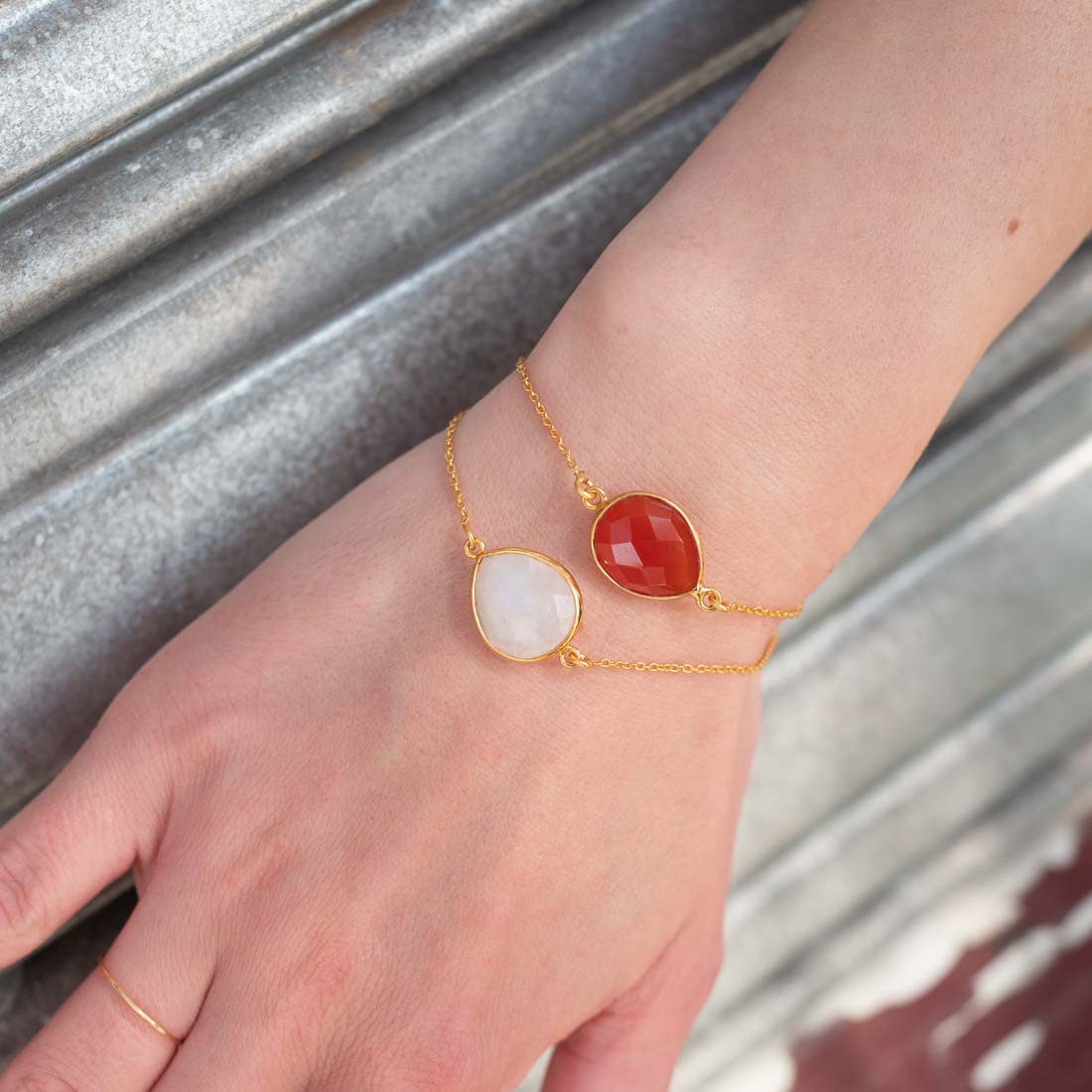 Armband Lola Moonstone - Fleurs des Prés