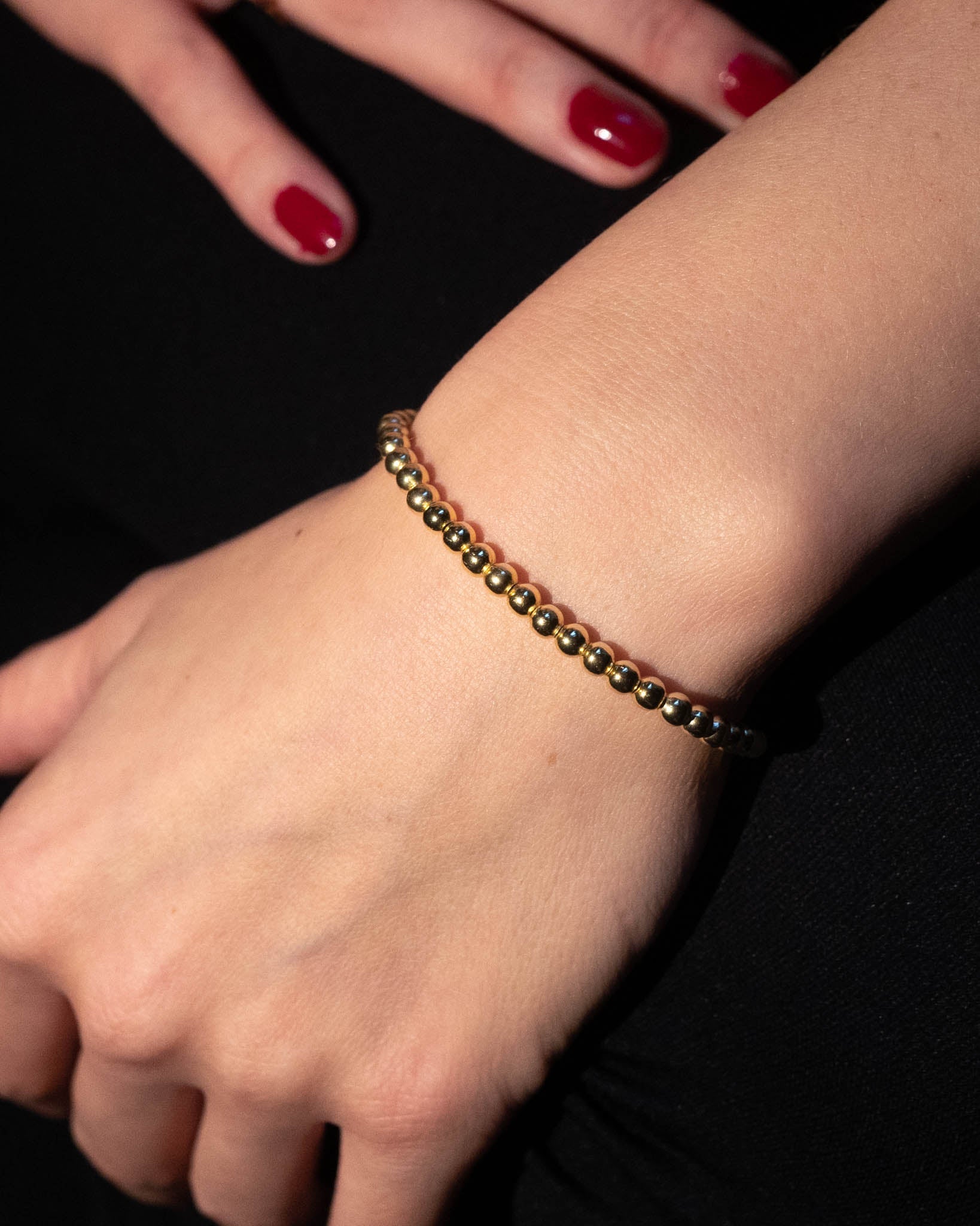Armband Perles Gold - Fleurs des Prés