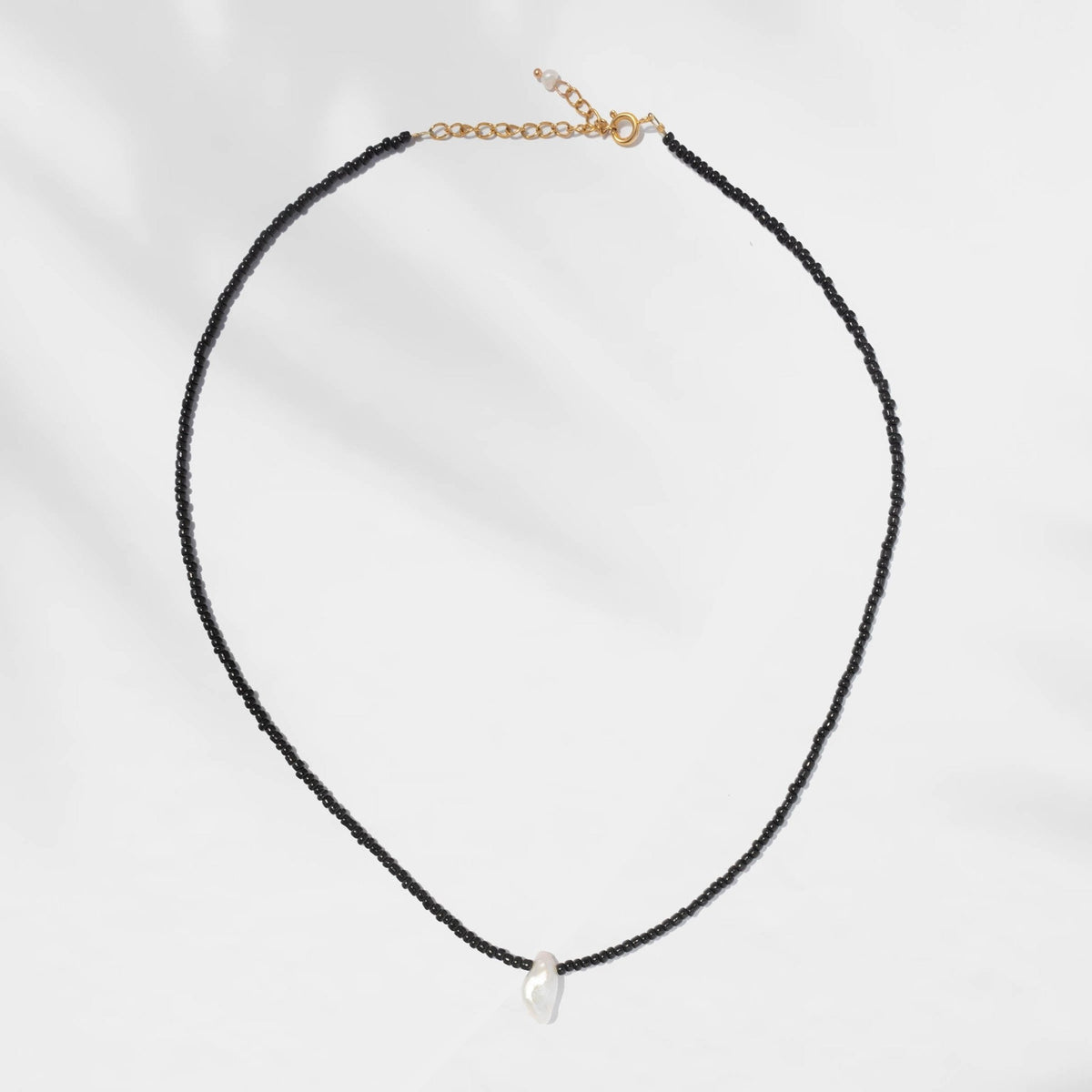 Halskette Dayna Black Onyx - Fleurs des Prés