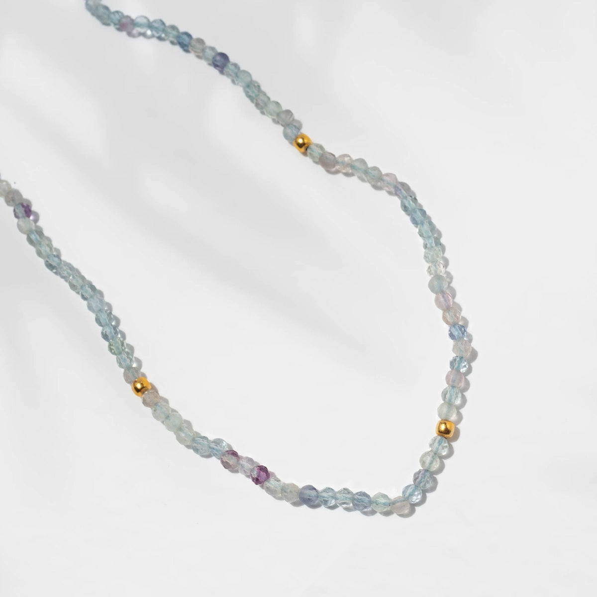 Halskette Elle Fluorite - Fleurs des Prés