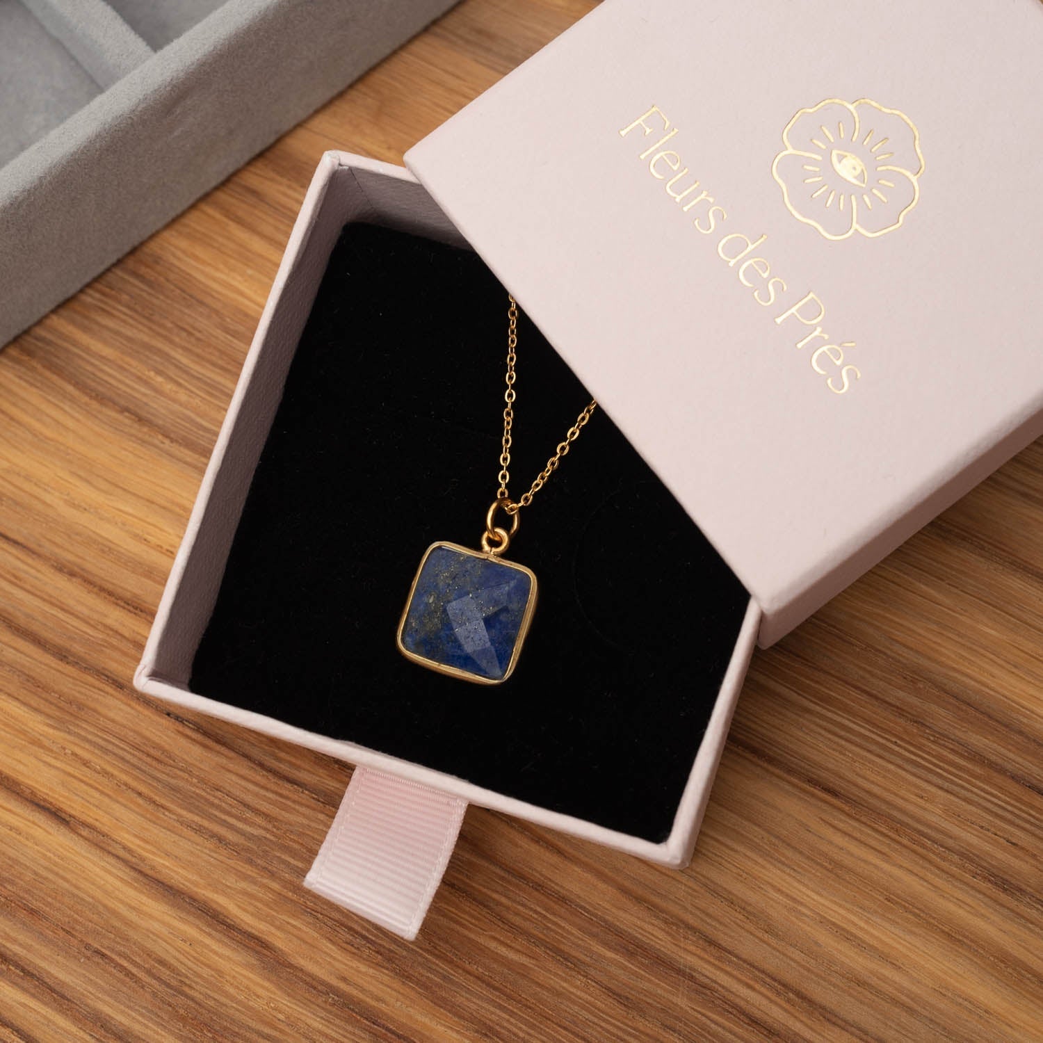 Halskette Hélène Lapislazuli - Fleurs des Prés