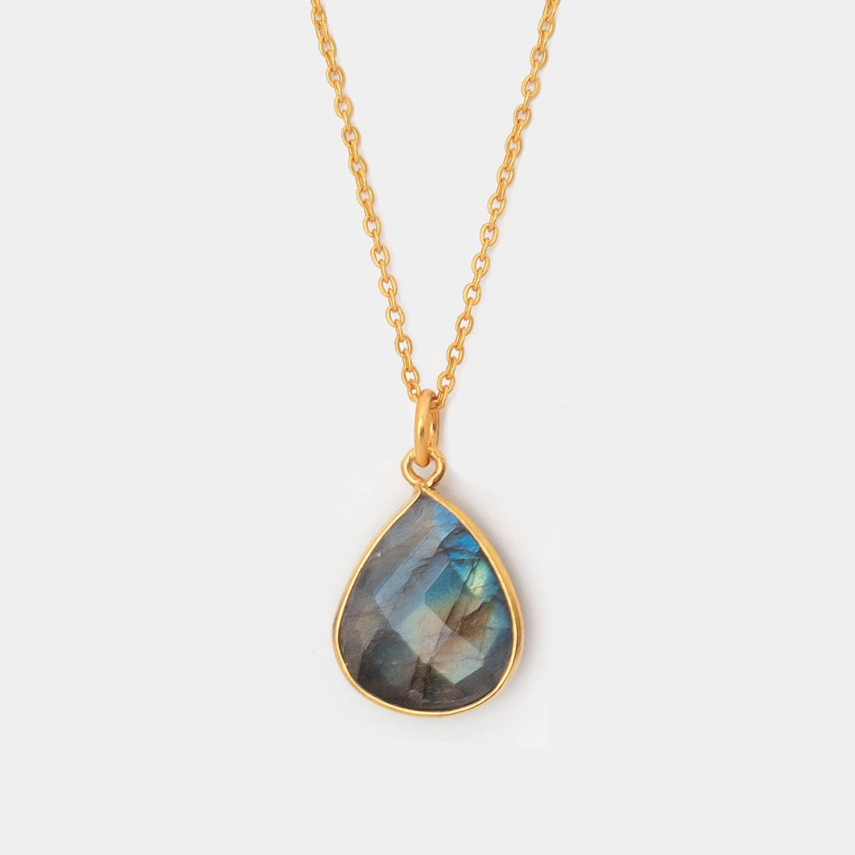 Halskette Lola Labradorite - Fleurs des Prés