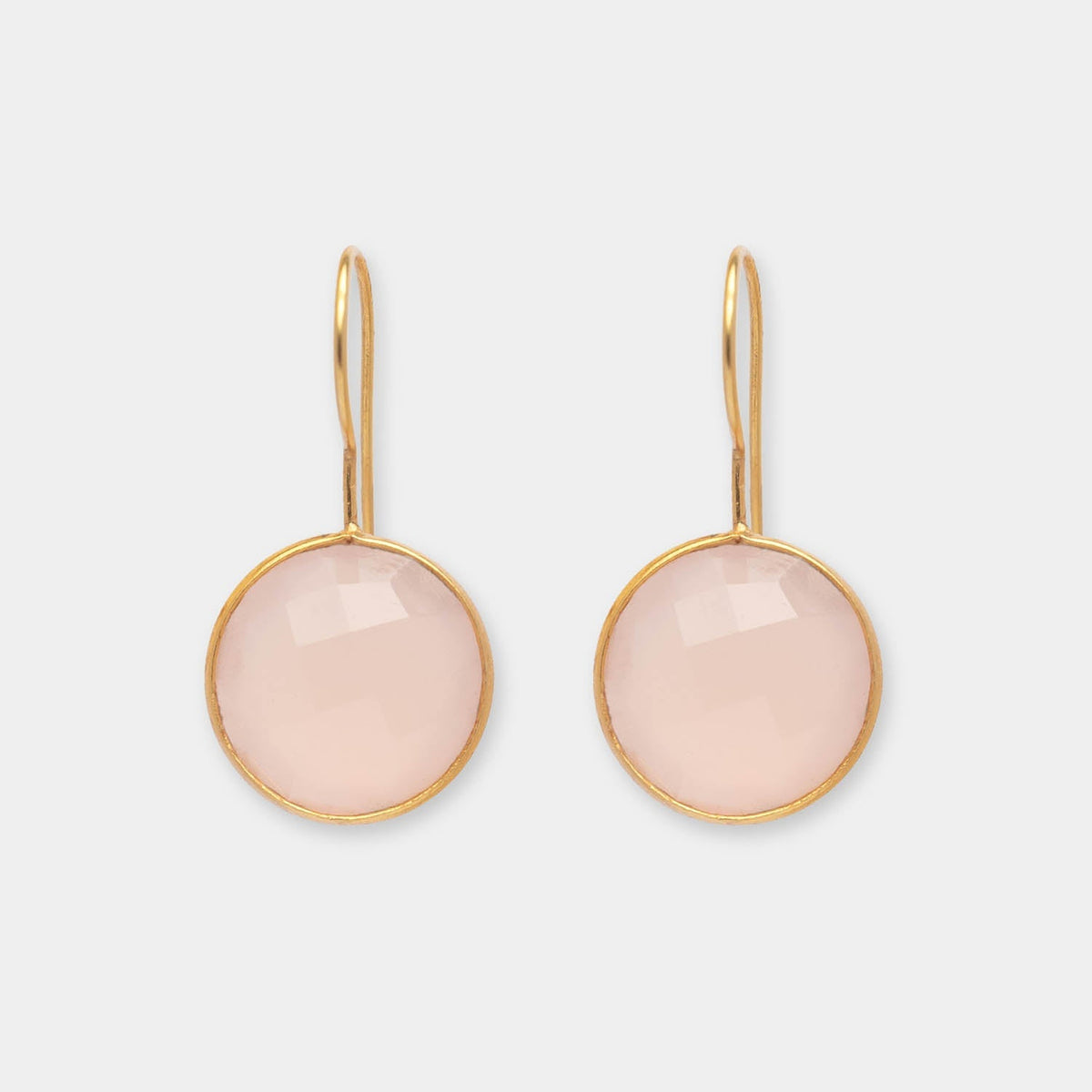 Ohrringe Amélie Pink Chalcedony - Fleurs des Prés