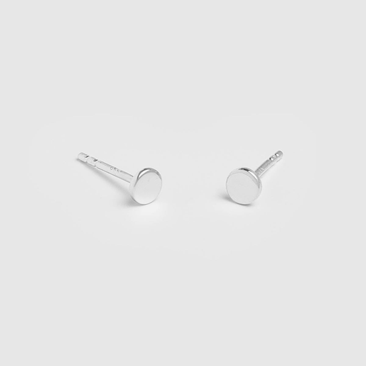 Ohrstecker Charlotte Plain Silver - Fleurs des Prés