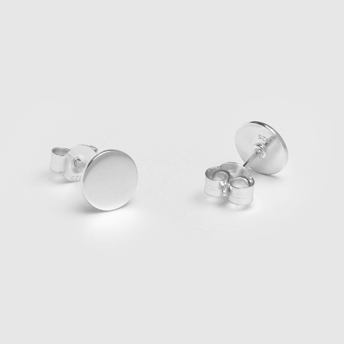 Ohrstecker Eloise Plain Silver - Fleurs des Prés
