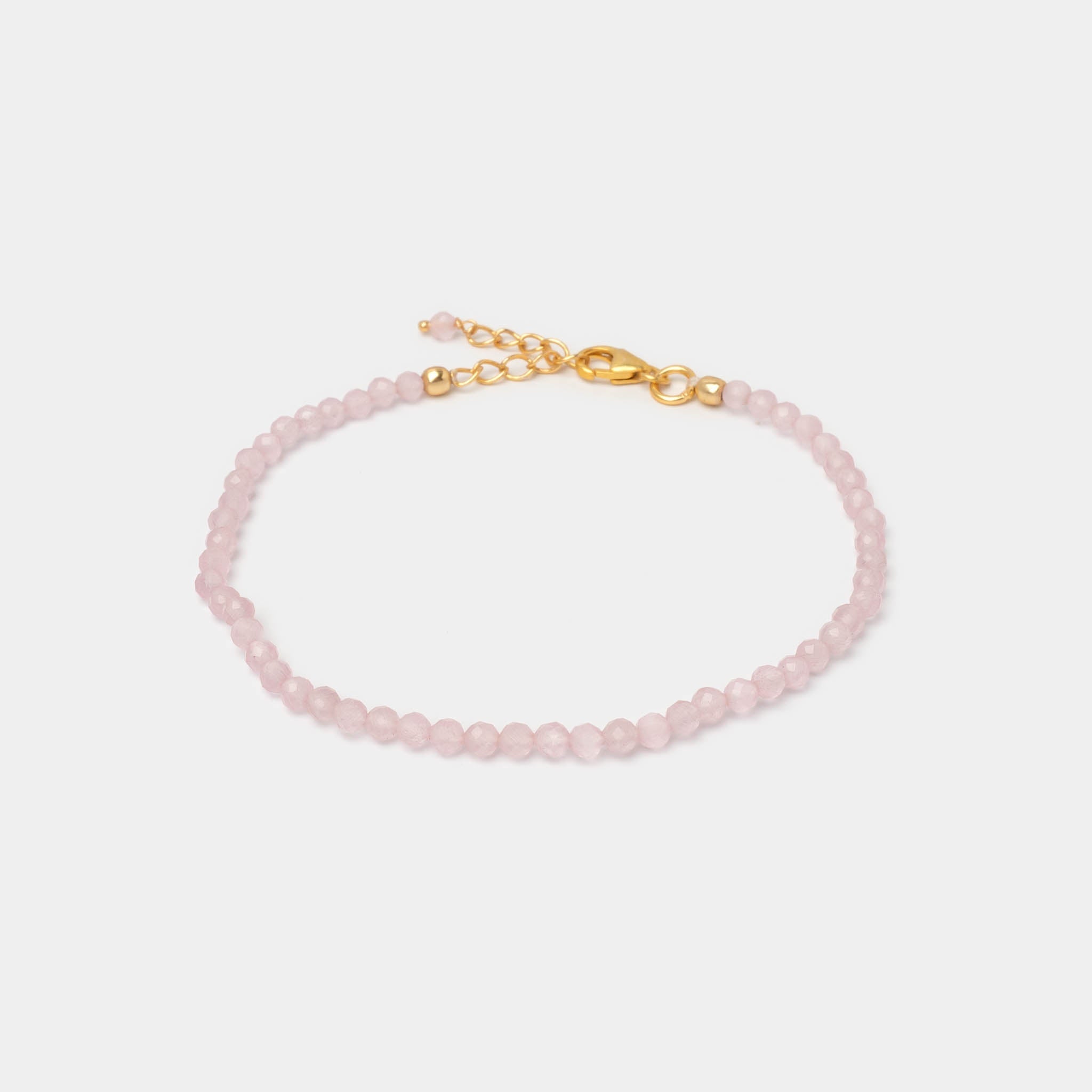 Perlenarmband Sense Rosenquarz - Fleurs des Prés