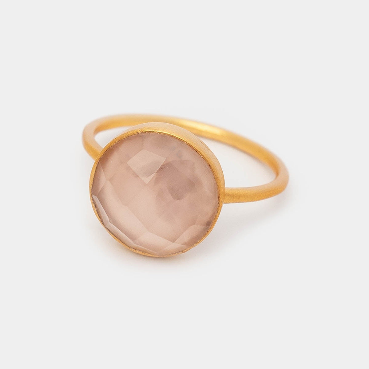 Ring Amelie Pink Chalcedony - Fleurs des Prés
