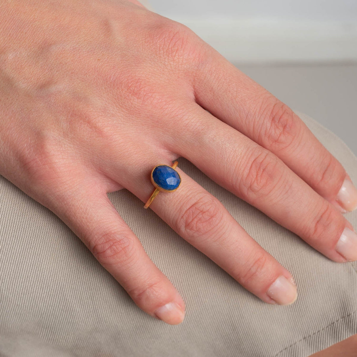 Ring Claire Lapislazuli - Fleurs des Prés