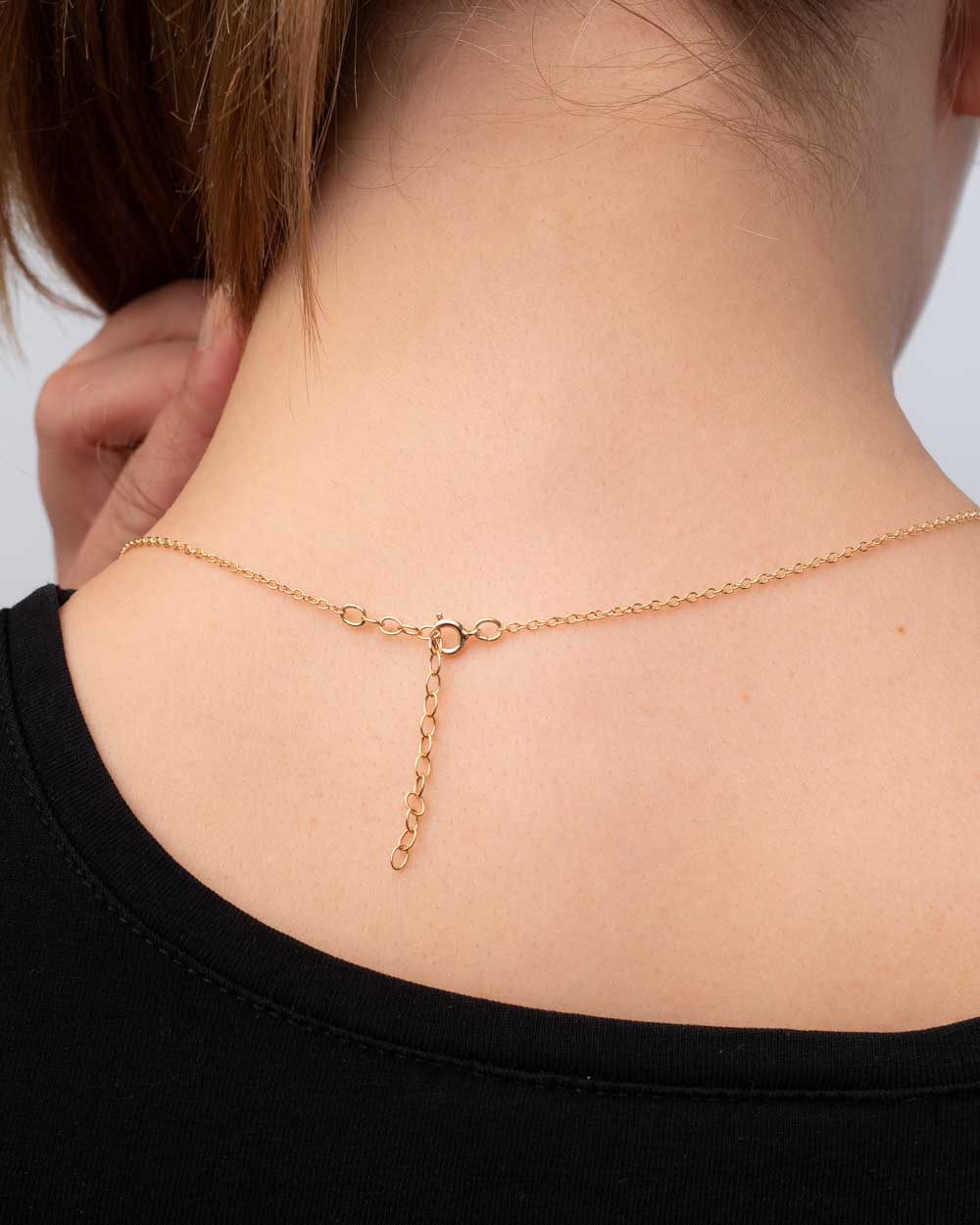 Hanaoops Y-Kette Damen – 18K Vergoldet, Hypoallergen, 45 Cm, Personalisierbarer Choker Für Frauen & Mädchen