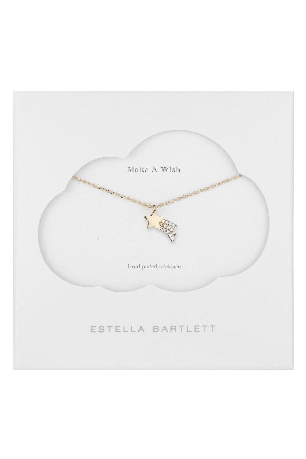 Estella Bartlett Halskette Shooting Star Rose Vergoldet - Detail Image 1