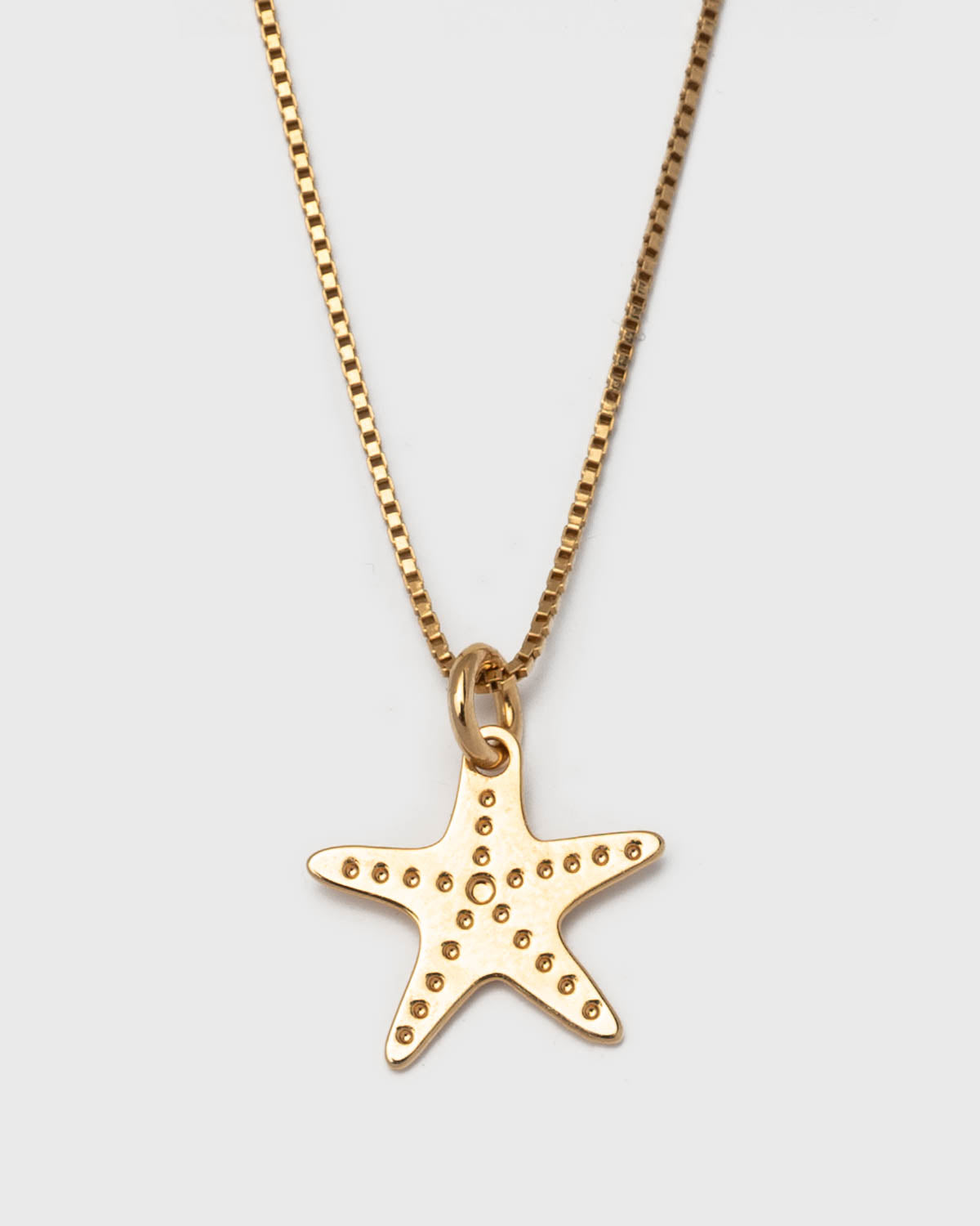 Halskette Starfish vergoldet