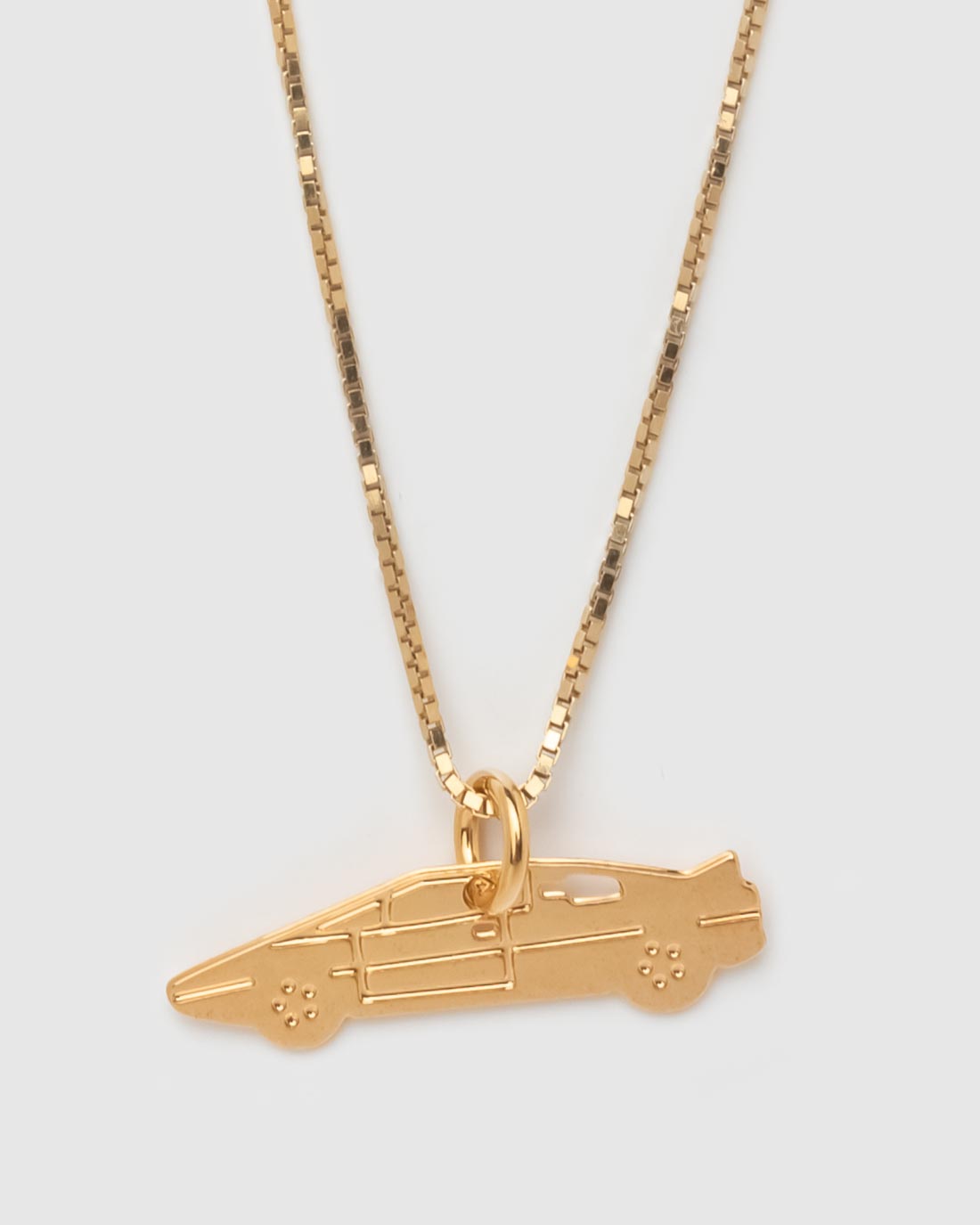 Halskette DeLorean vergoldet