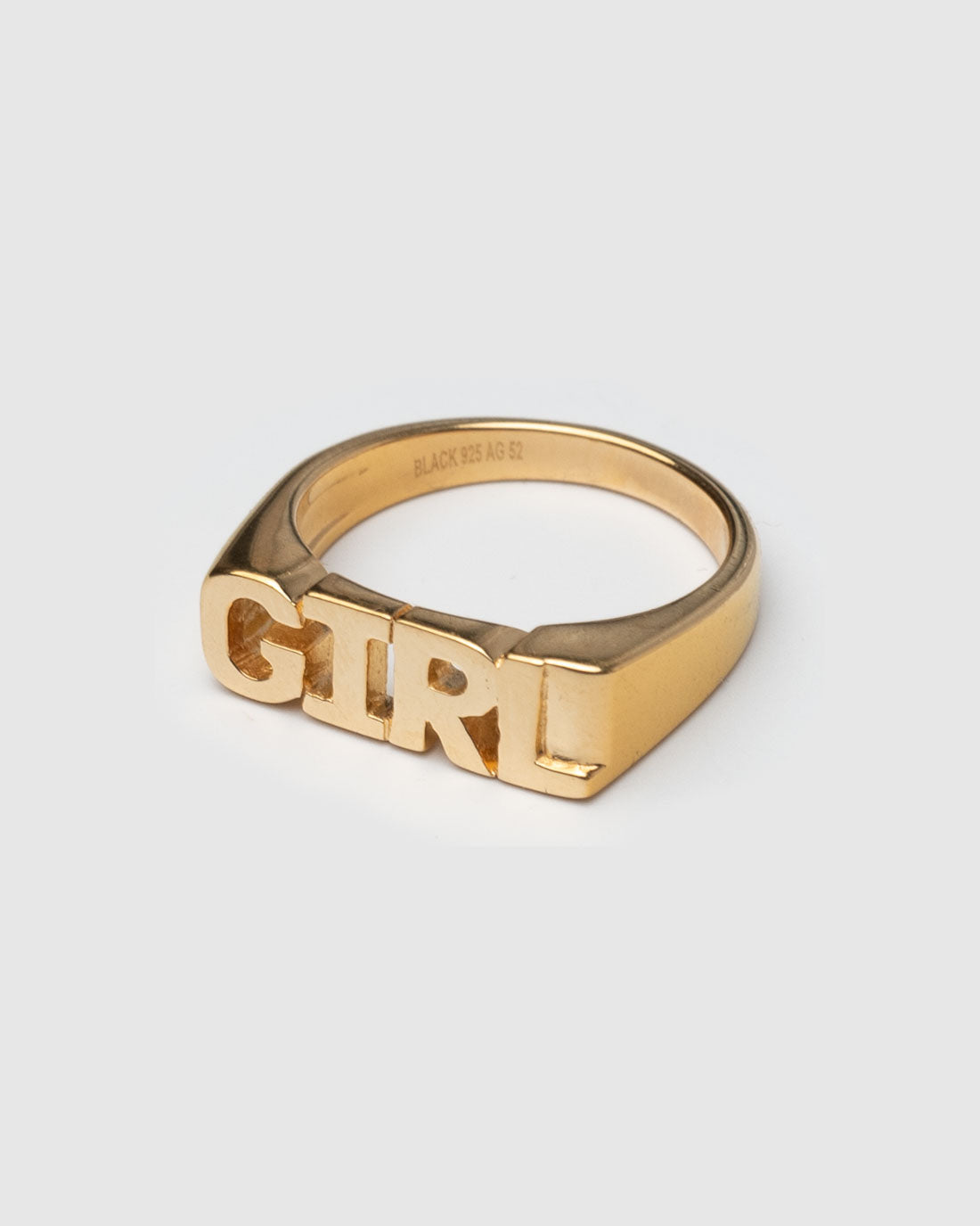 Girl Ring High Polished Gold