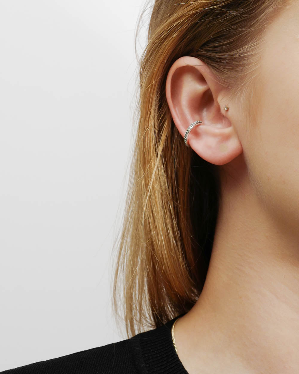 Maria Black Earcuff Colore Mint Silber - Detail Image 1