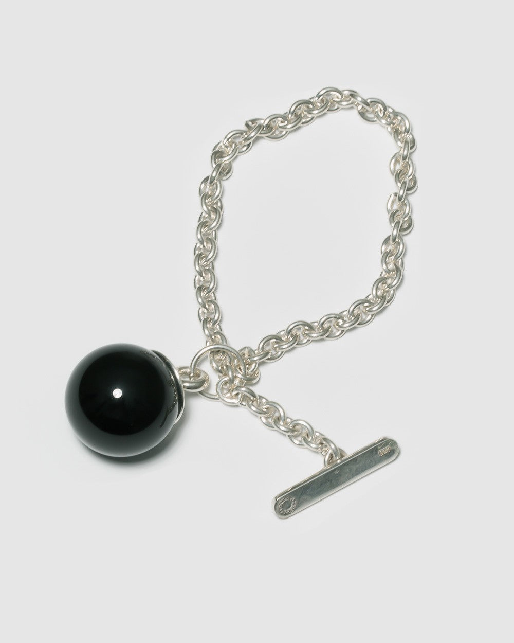 Saskia Diez Schlusselkette Black Onyx 925 Sterling Silber - Detail Image 3
