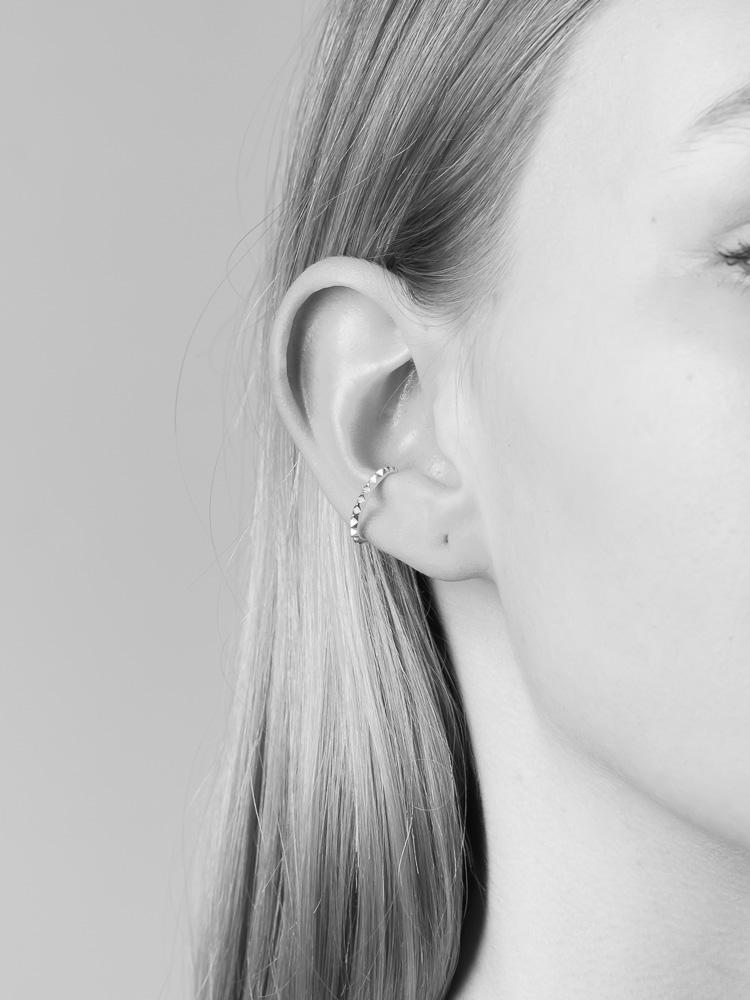 Saskia Diez Earcuff Pave Silber - Detail Image 1