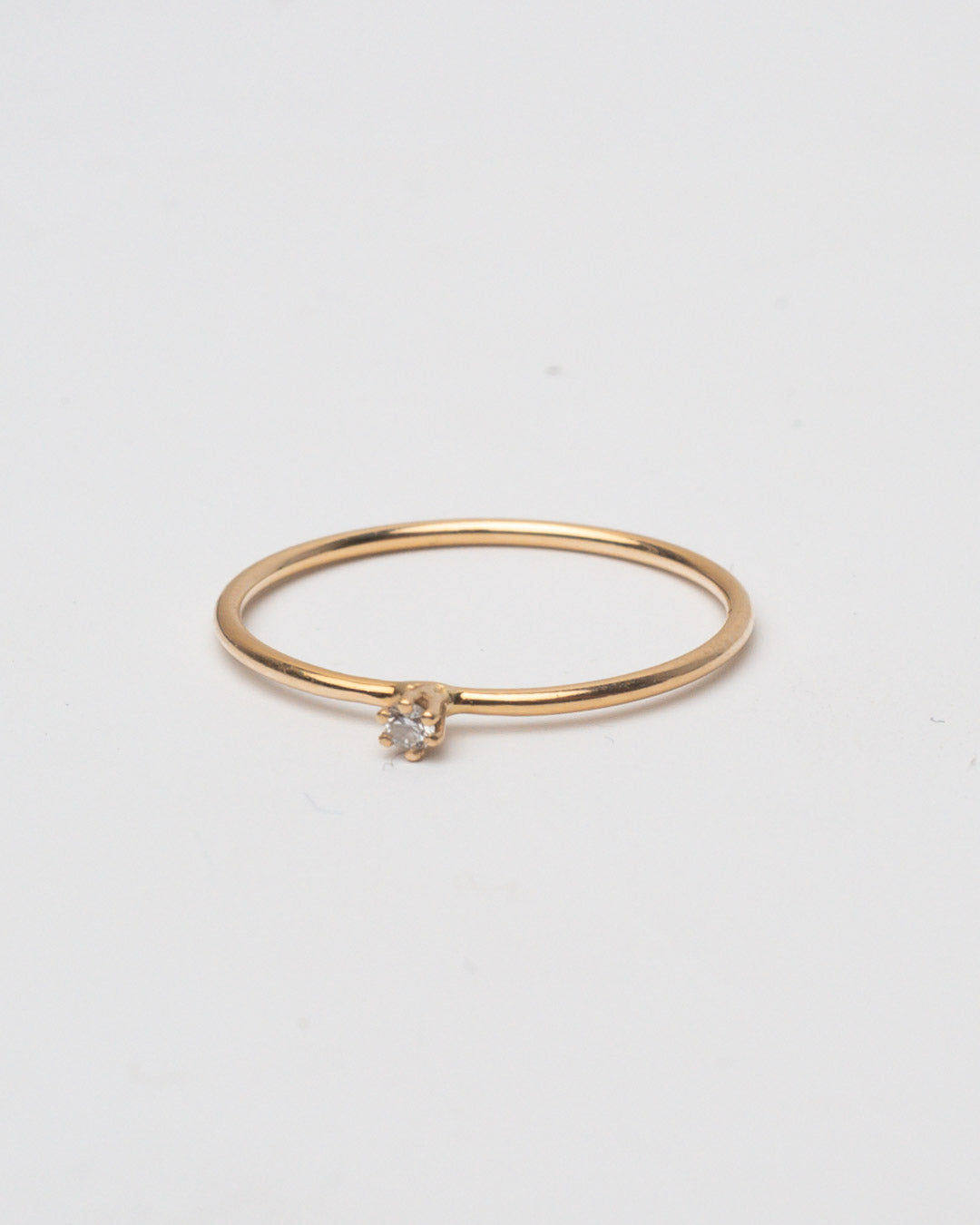 Ring Mini Wire Diamant 18 Karat Gold
