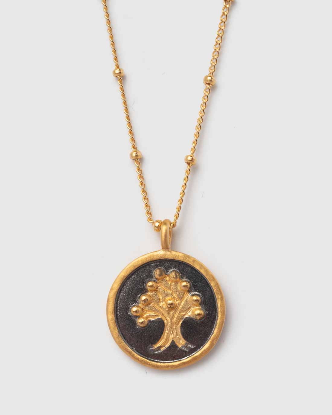 Halskette Baum des Lebens - vergoldet