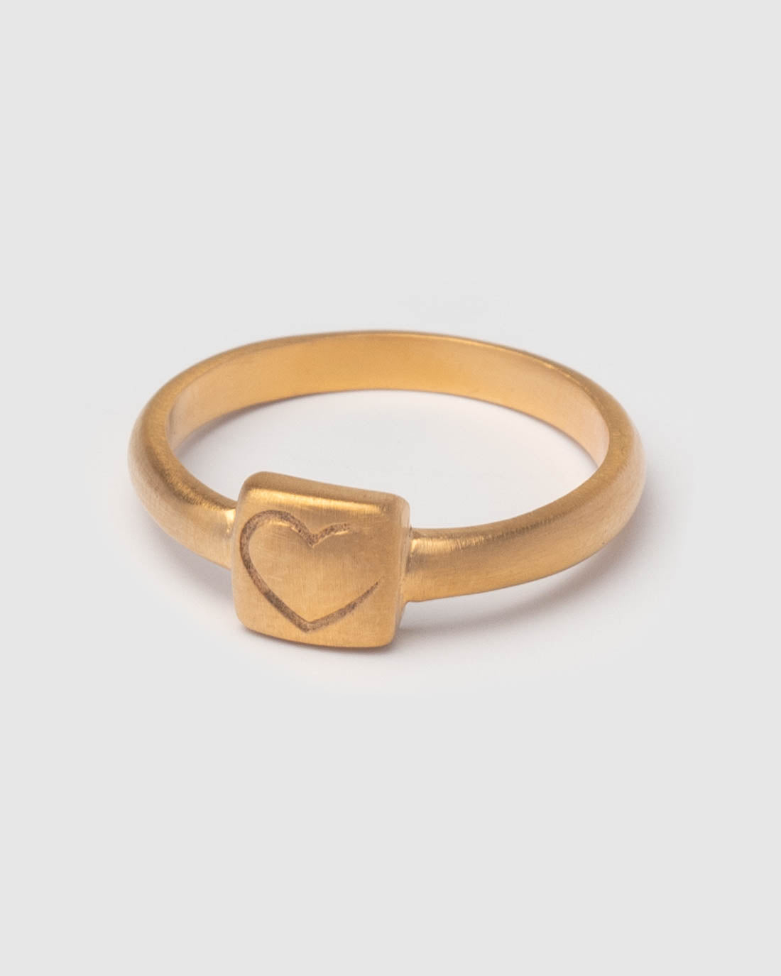 Ring Have My Heart vergoldet